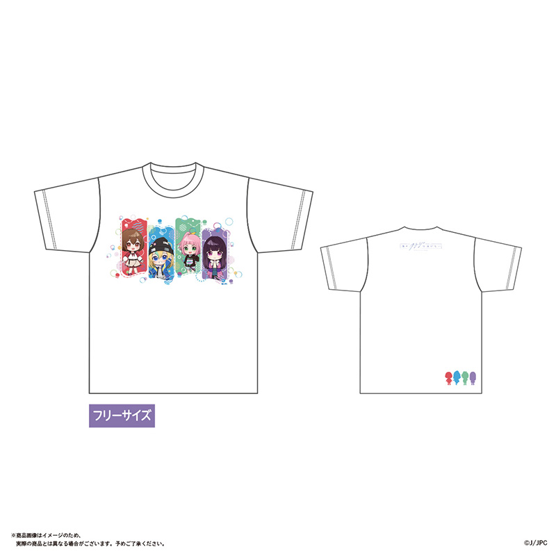 仲良しメンバーTシャツ(ちびキャラVer)